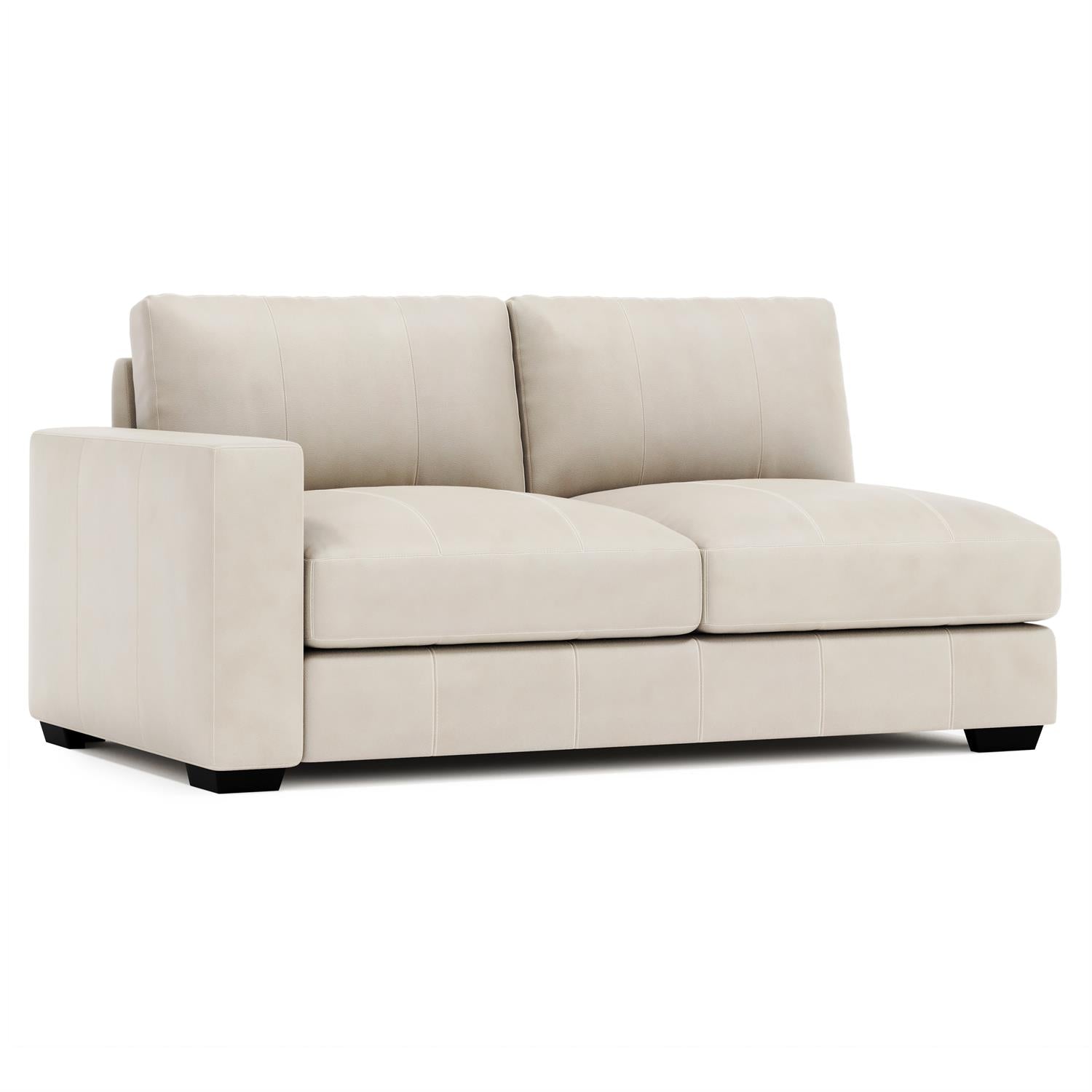 Bernhardt Dawkins Leather Left Arm Loveseat — 9242L