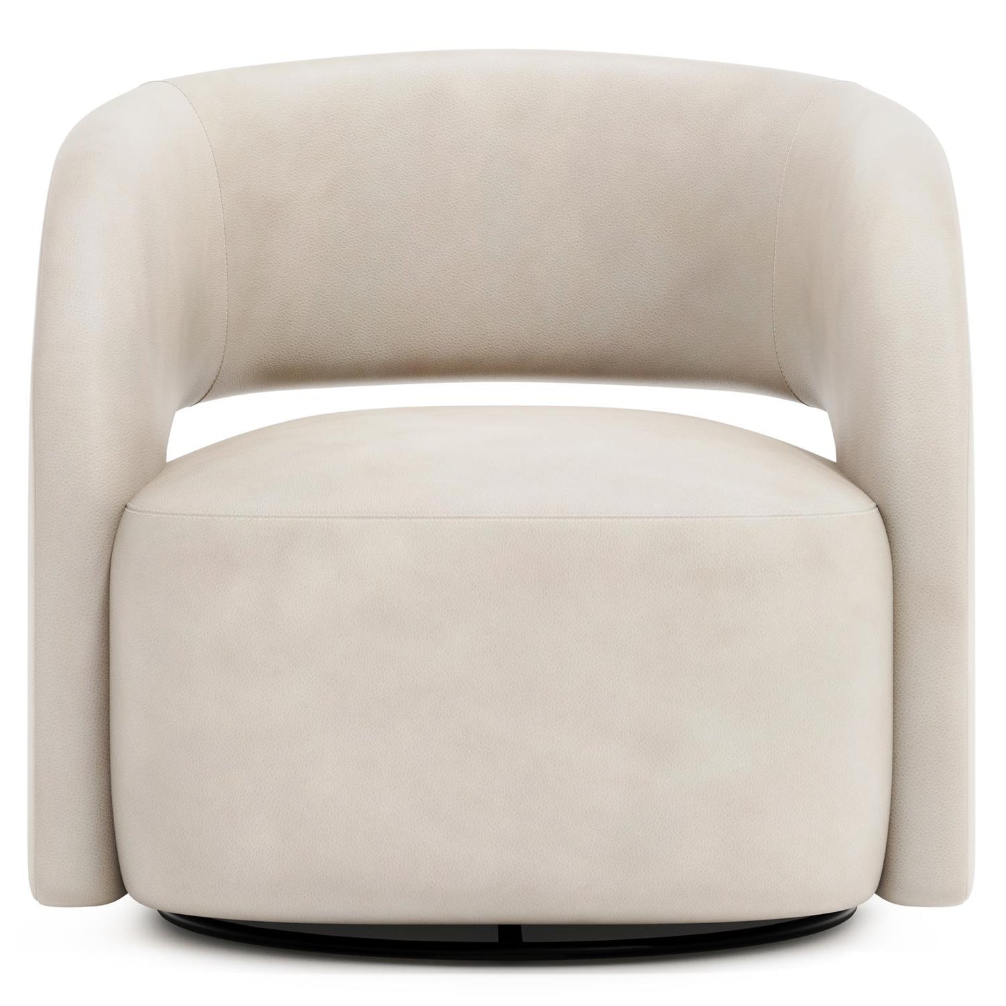 Bernhardt Chloe Leather Swivel Chair — 9323SL