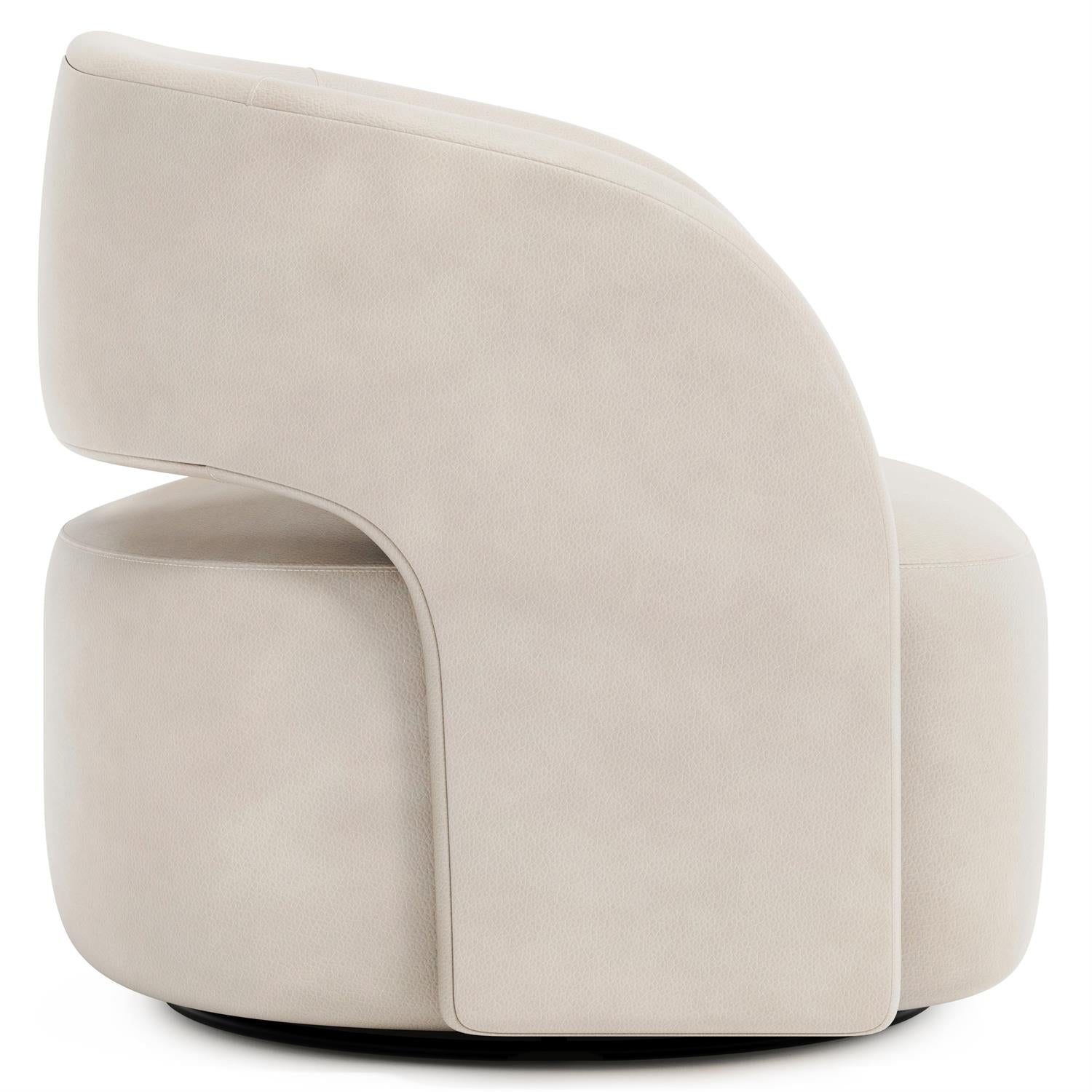 Bernhardt Chloe Leather Swivel Chair — 9323SL