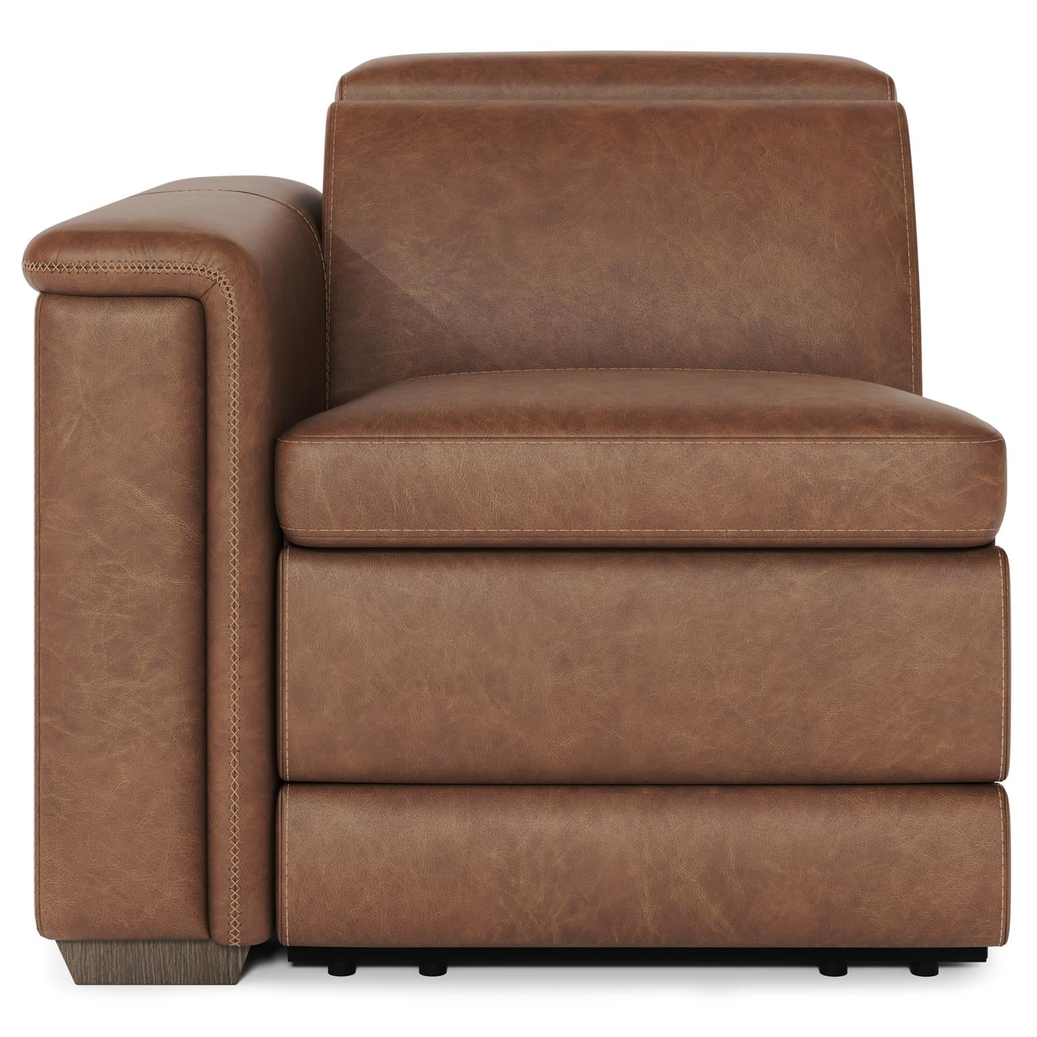 Bernhardt Lioni Leather Left Arm Power Motion Chair — 9536RHO