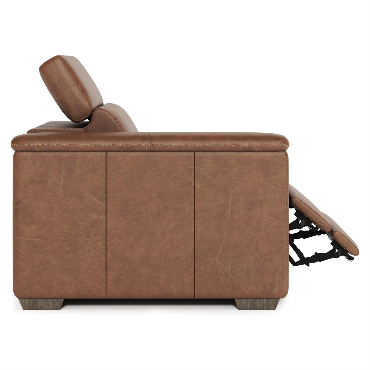 Bernhardt Lioni Leather Left Arm Power Motion Chair — 9536RHO
