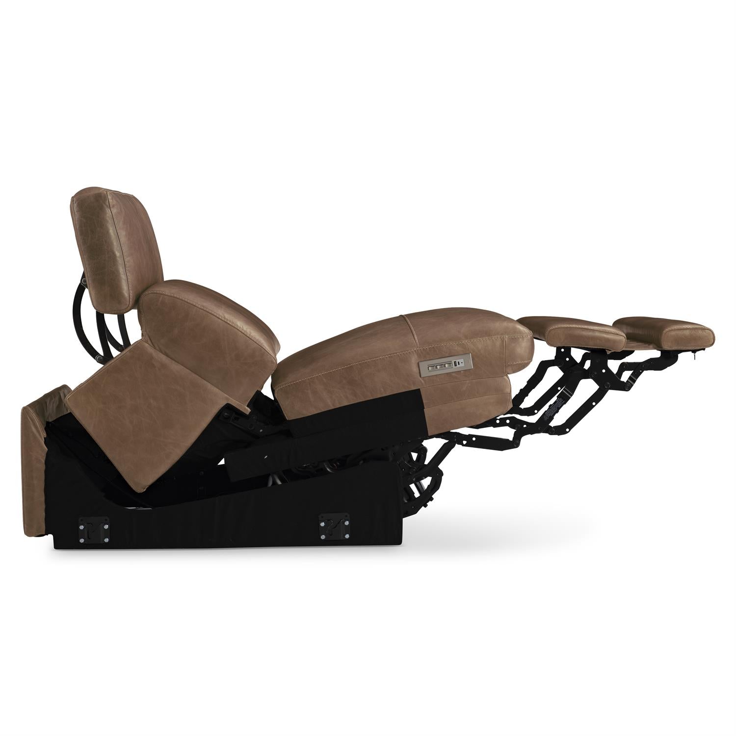 Bernhardt Lioni Leather Armless Power Motion Chair — 9555RHO