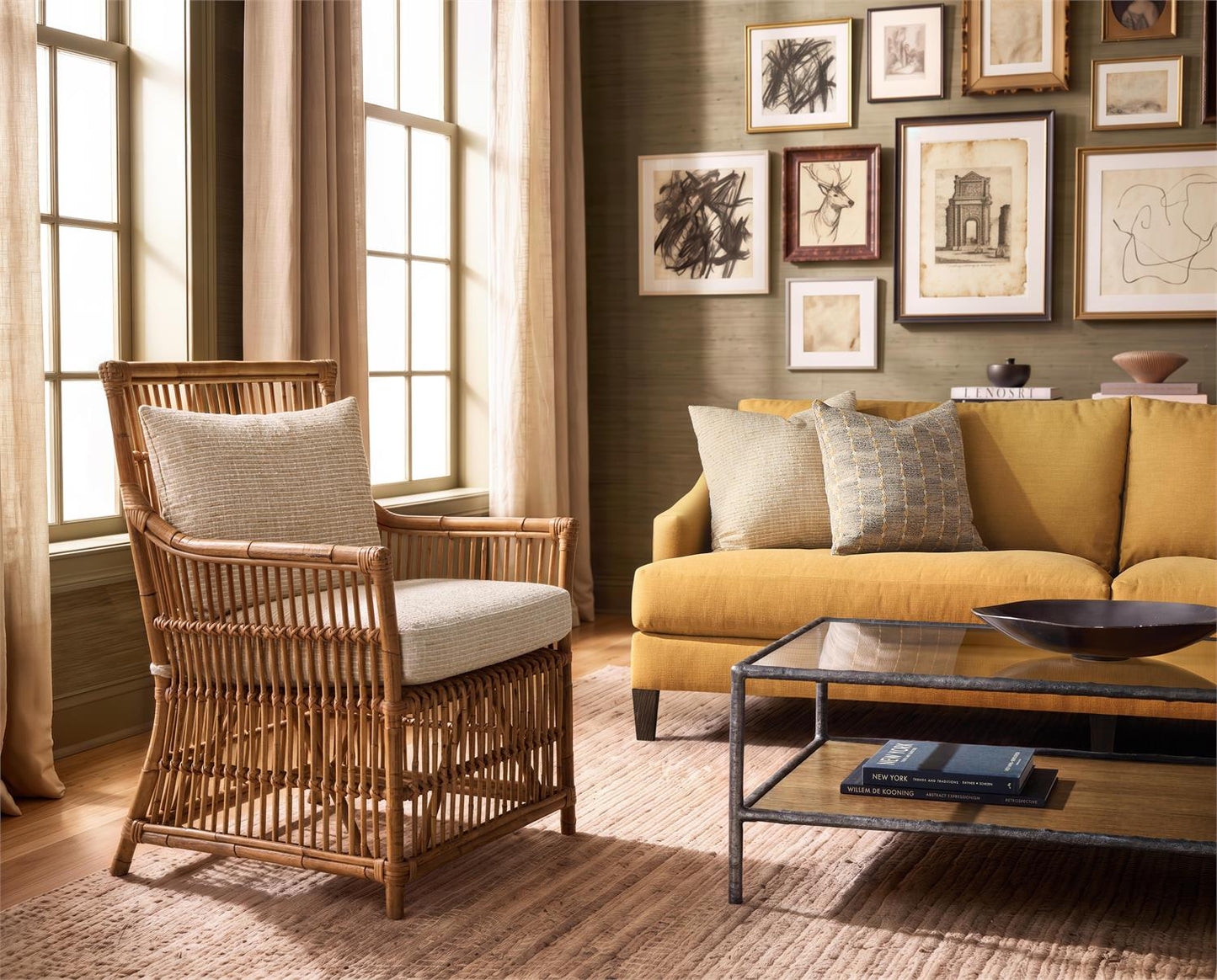 Bernhardt Marisol Fabric Sofa — B1867A