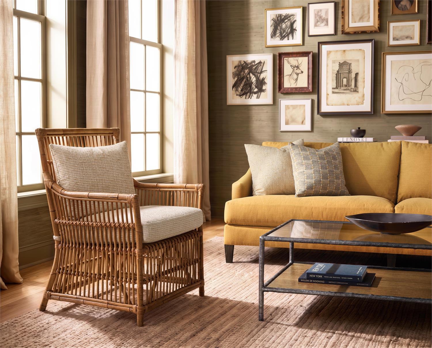Bernhardt Marisol Fabric Sofa — B1867A
