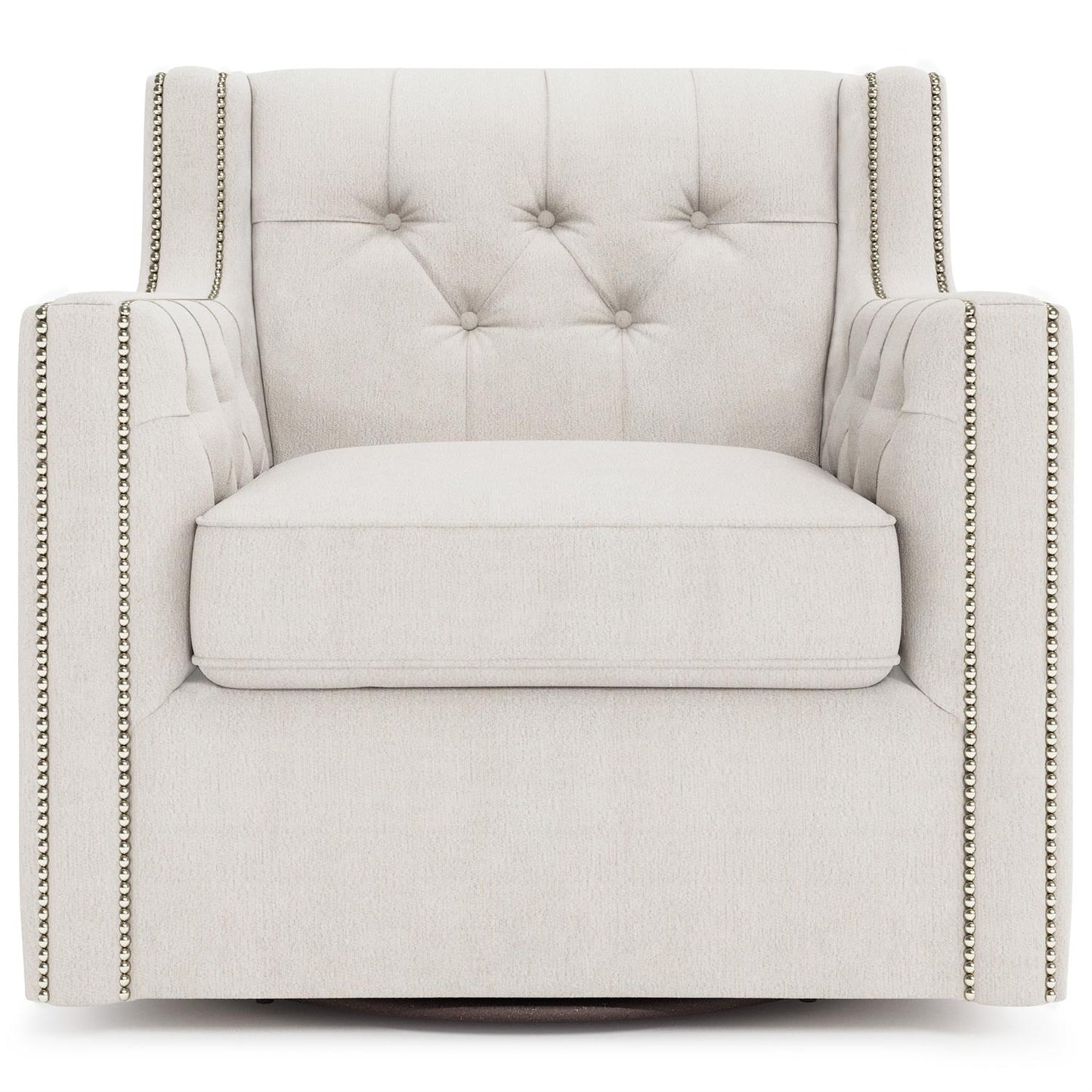 Bernhardt Candace Fabric Swivel Chair — B7272S