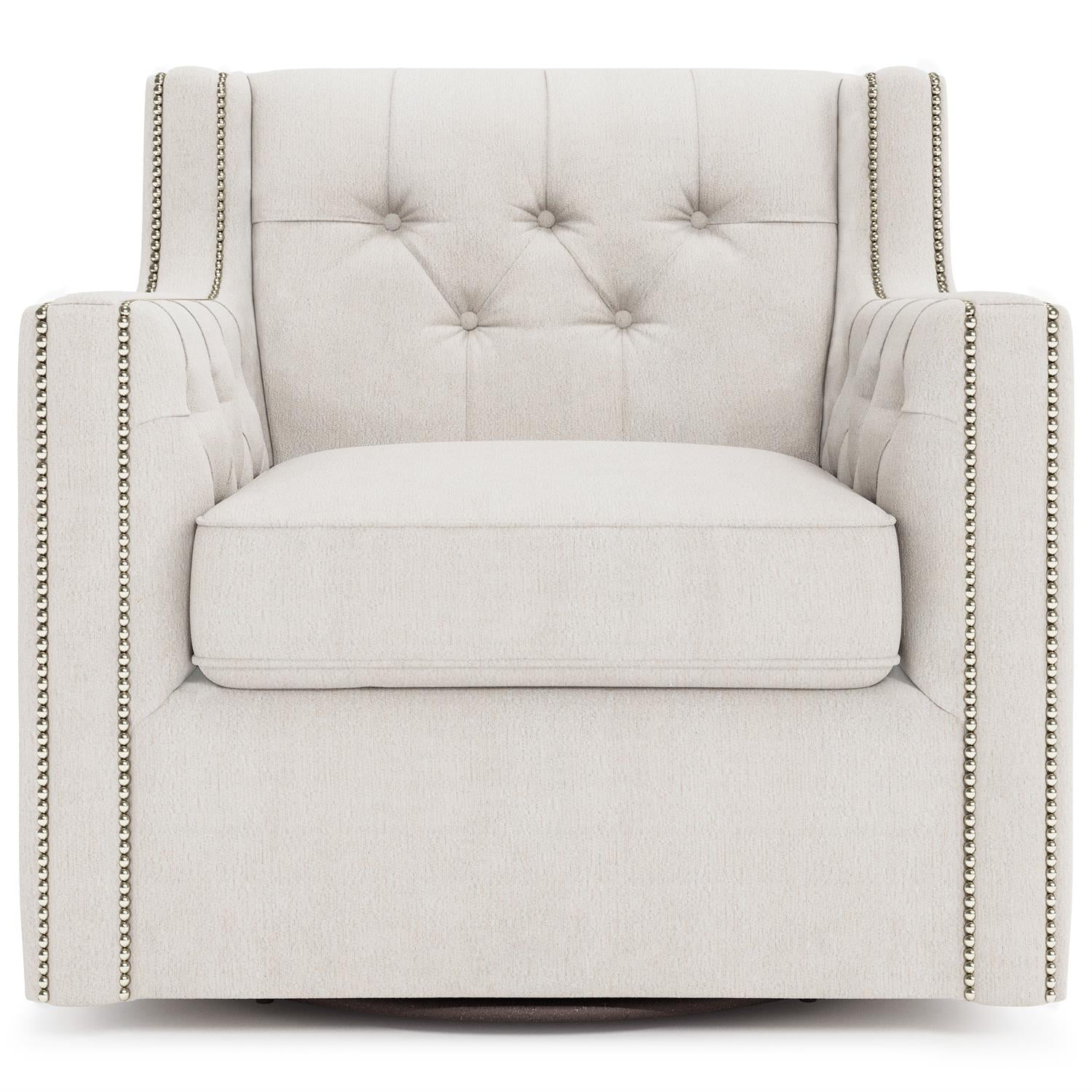 Bernhardt Candace Fabric Swivel Chair — B7272S