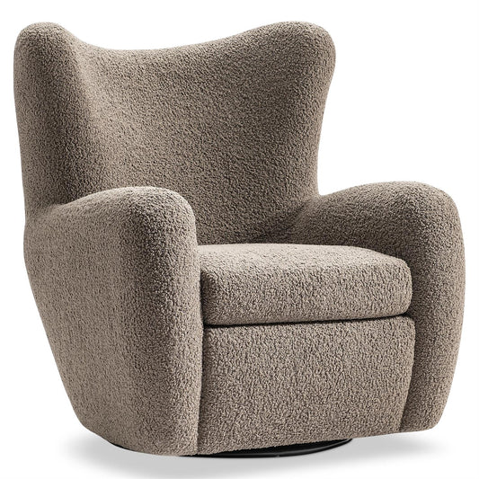 Bernhardt Silvi Fabric Swivel Chair — B802SGO