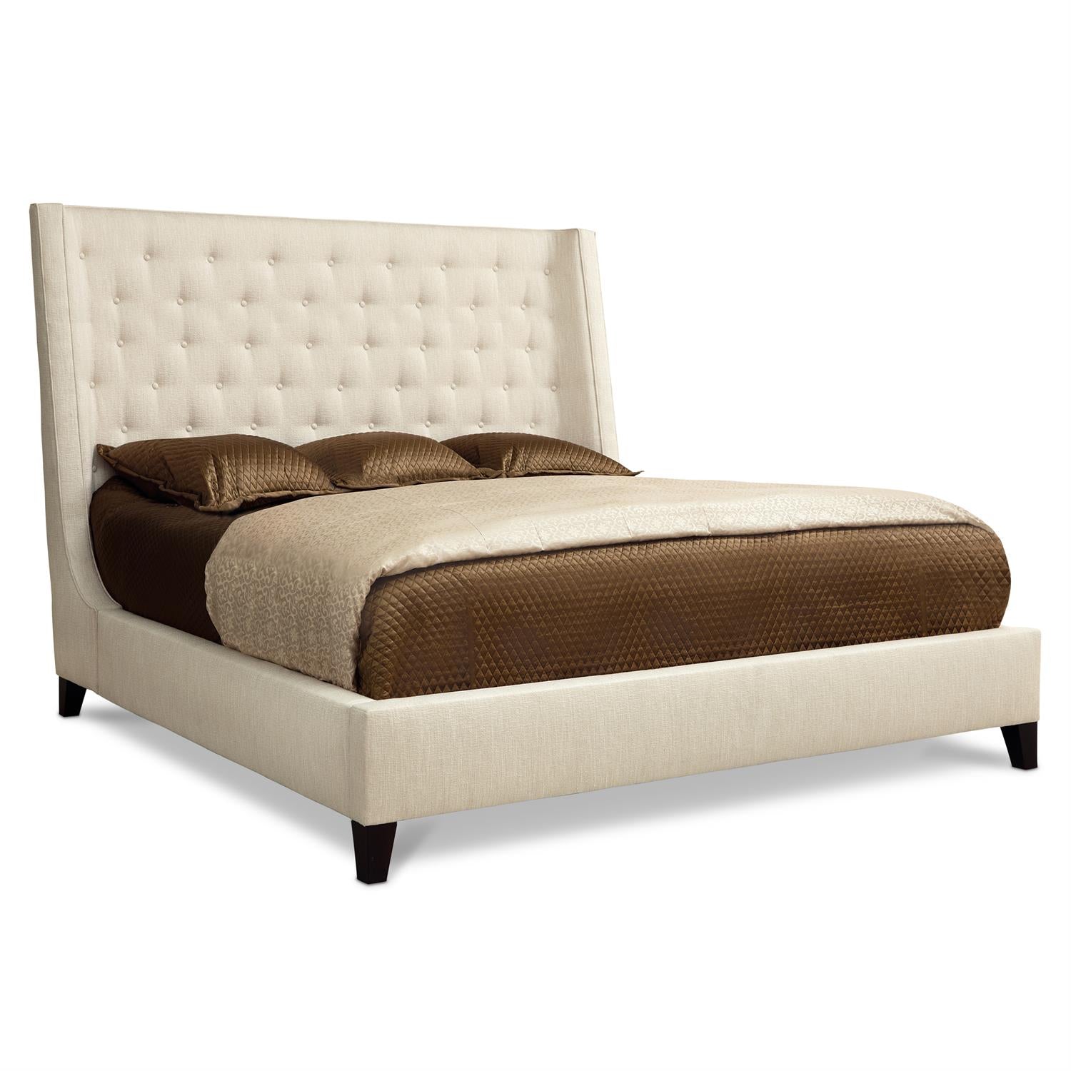 Bernhardt Maxime Fabric Shelter Bed King (69" H) — K1002