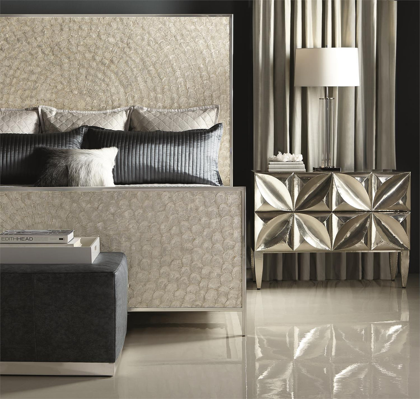 Bernhardt Helios Panel Bed King — K1230