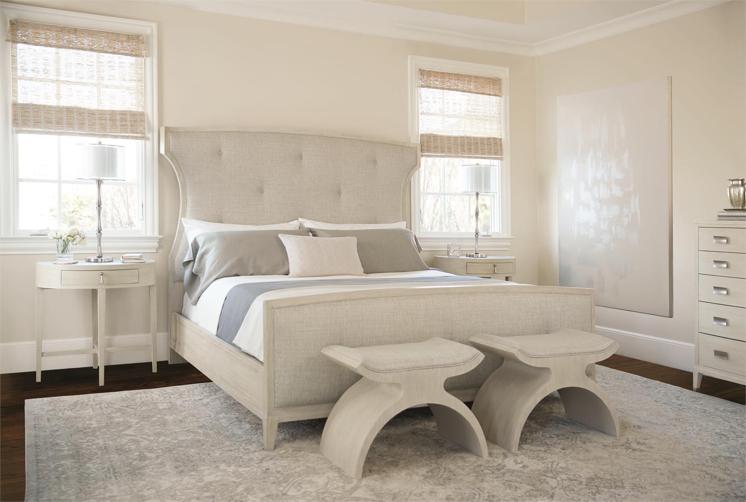 Bernhardt East Hampton Panel Bed King — K1238