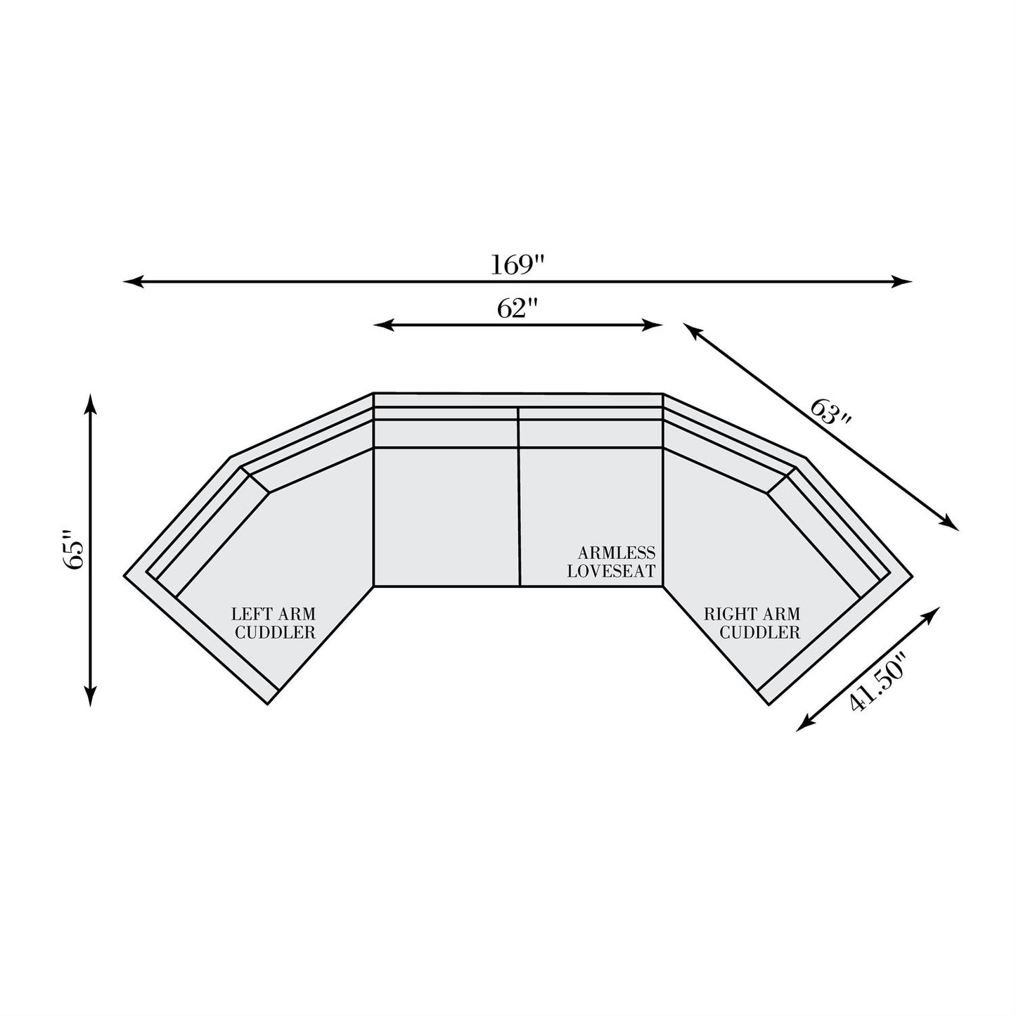 Bernhardt Avanni Outdoor Sectional — K1345