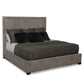 Bernhardt Morgan Leather Panel Bed Queen (64" H) — K1442