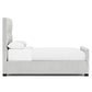 Bernhardt Derrick Fabric Panel Bed Queen — K1514