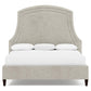 Bernhardt Bayford Fabric Panel Bed Queen — K1520