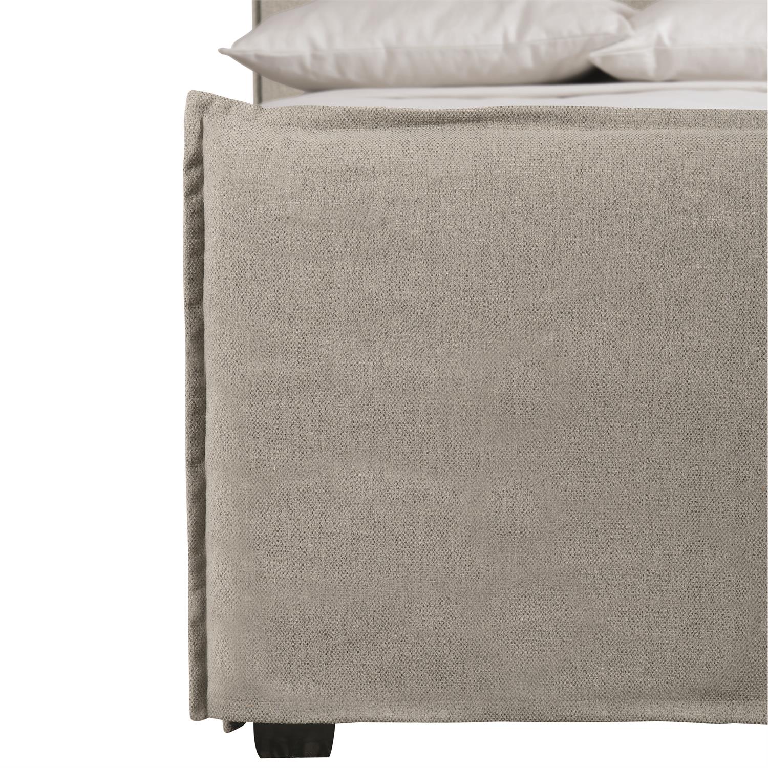 Bernhardt Gerston Fabric Panel Bed King — K1534