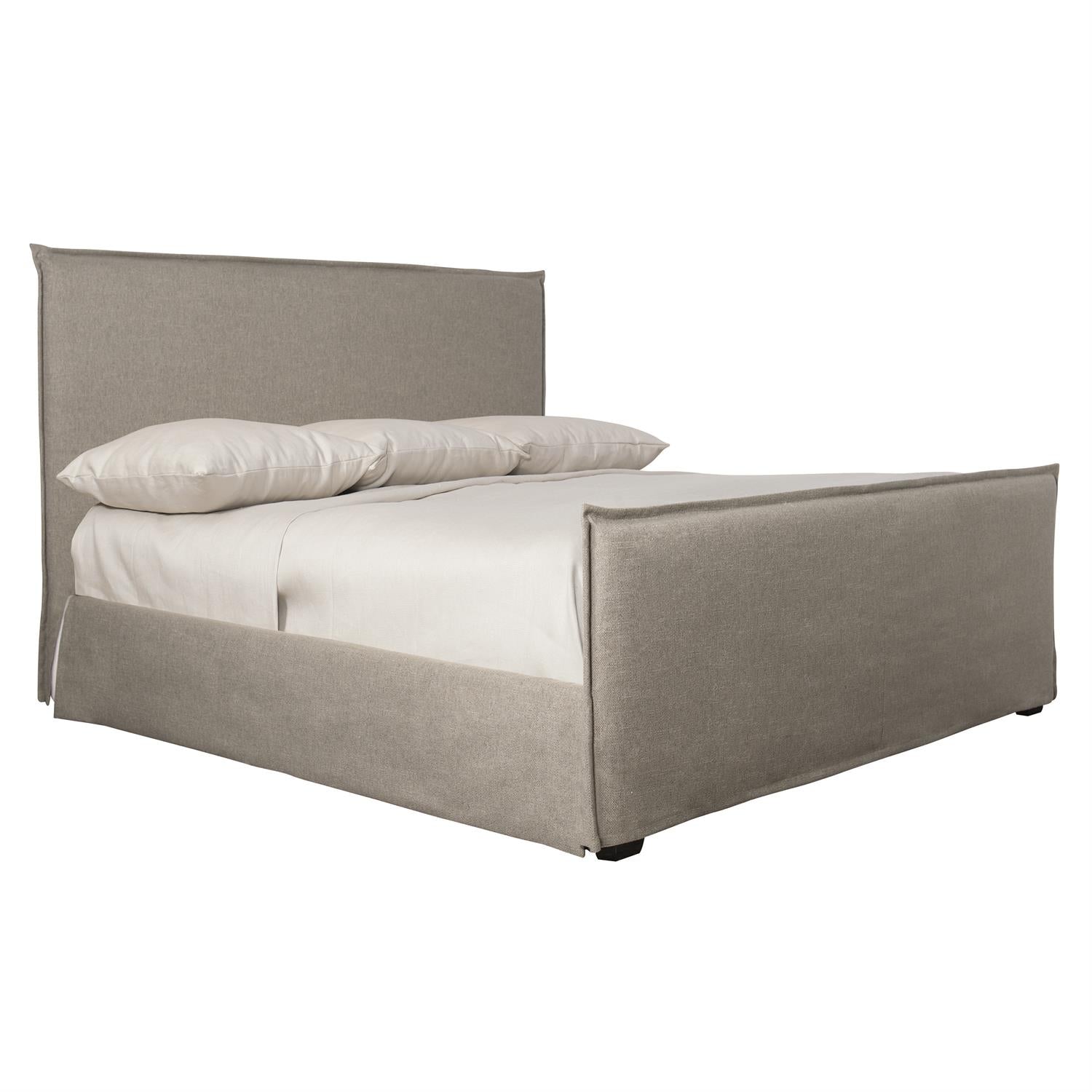 Bernhardt Gerston Fabric Panel Bed King — K1534