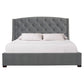 Bernhardt Jordan Fabric Shelter Bed Extended California King (64" H) — K1646