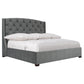 Bernhardt Jordan Fabric Shelter Bed Extended California King (64" H) — K1646