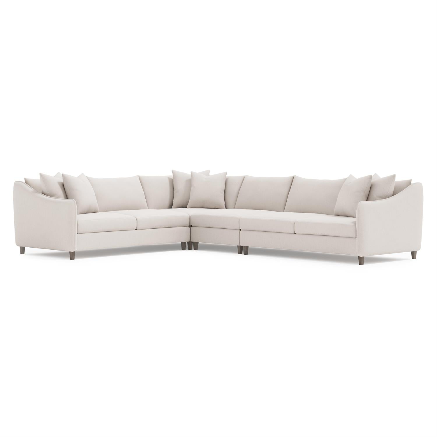 Bernhardt Joli Fabric Sectional — K1672