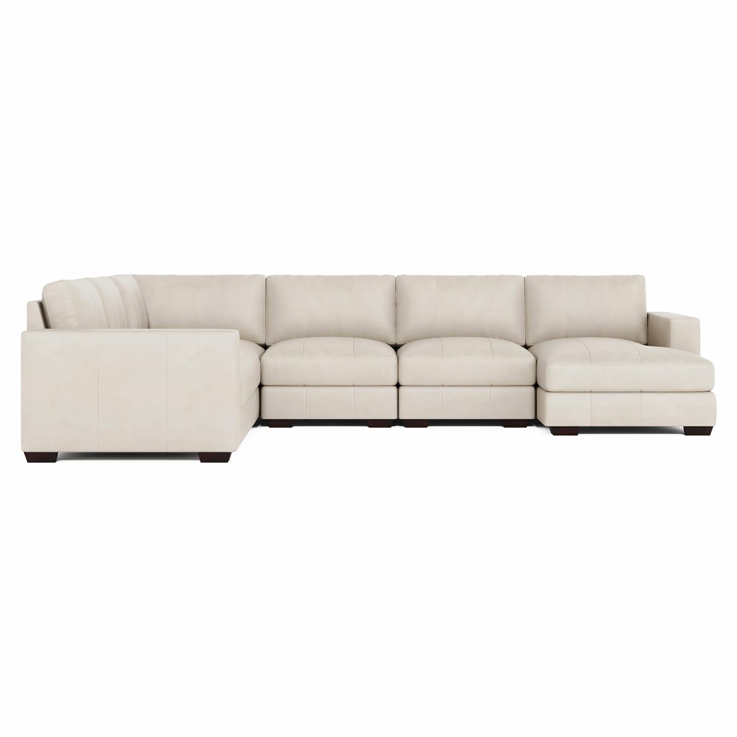 Bernhardt Dawkins Leather Sectional — K1678