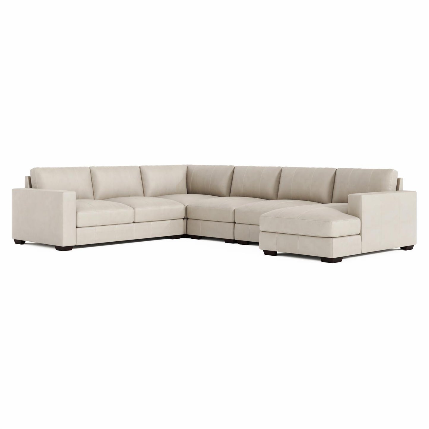 Bernhardt Dawkins Leather Sectional — K1678