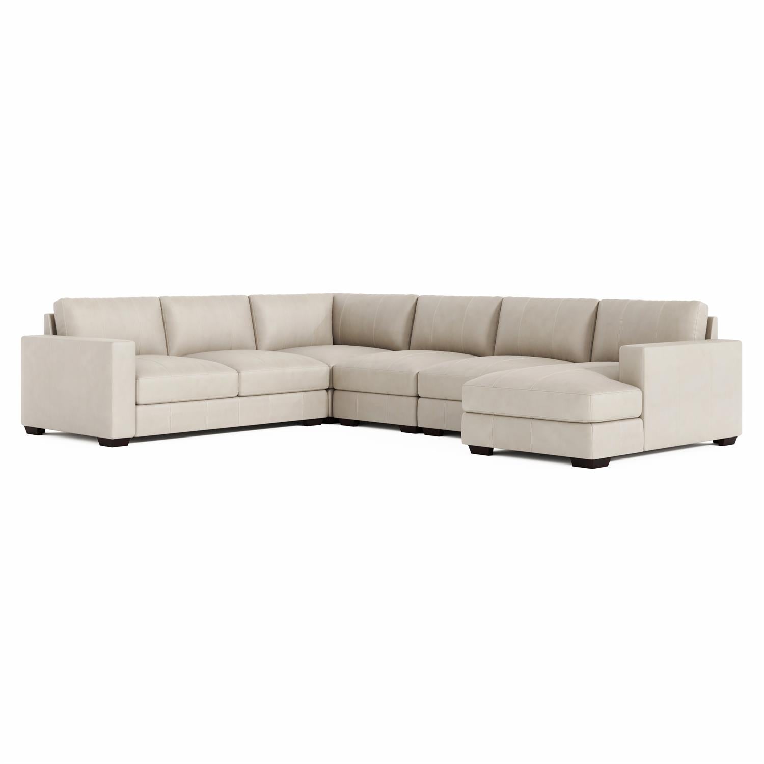 Bernhardt Dawkins Leather Sectional — K1678