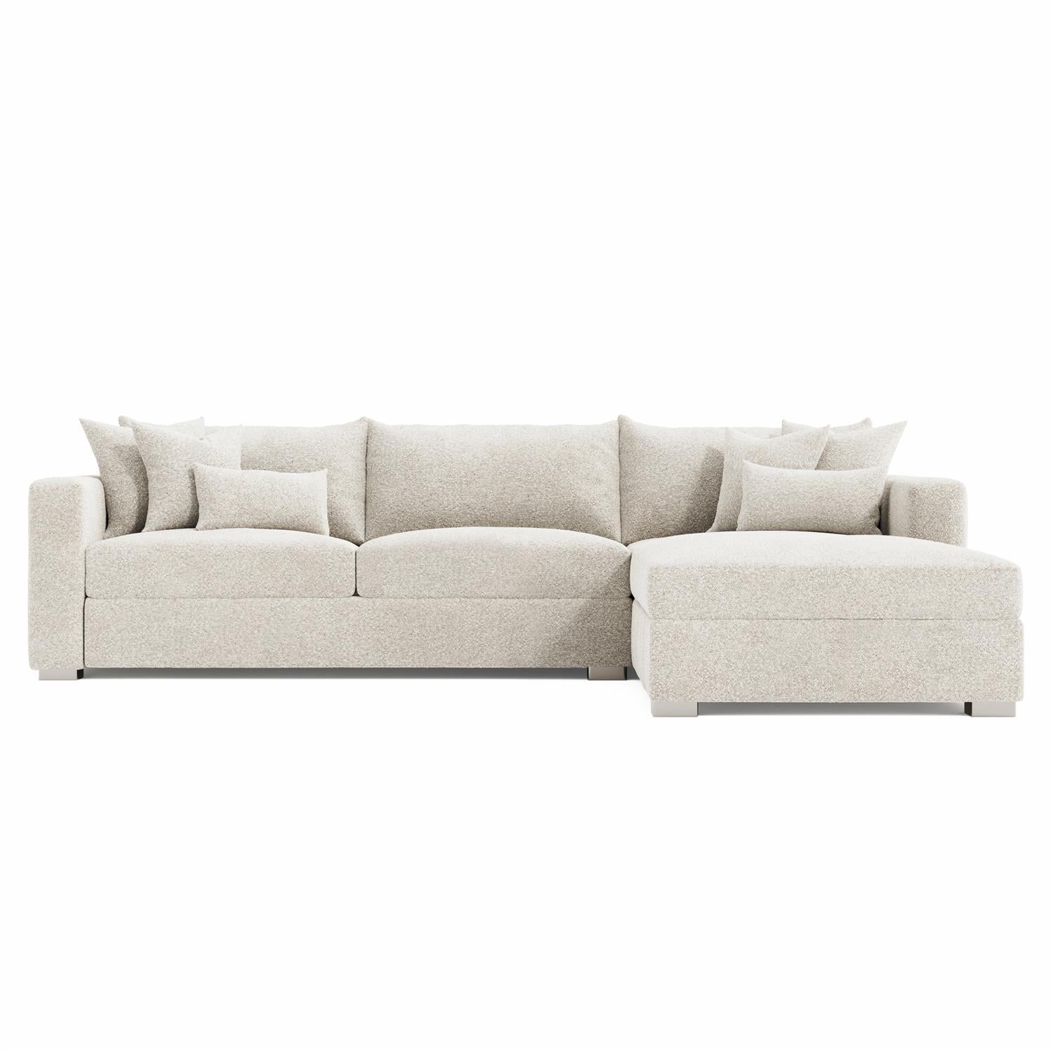 Bernhardt Helena Fabric Sectional Metal Foot — K1684