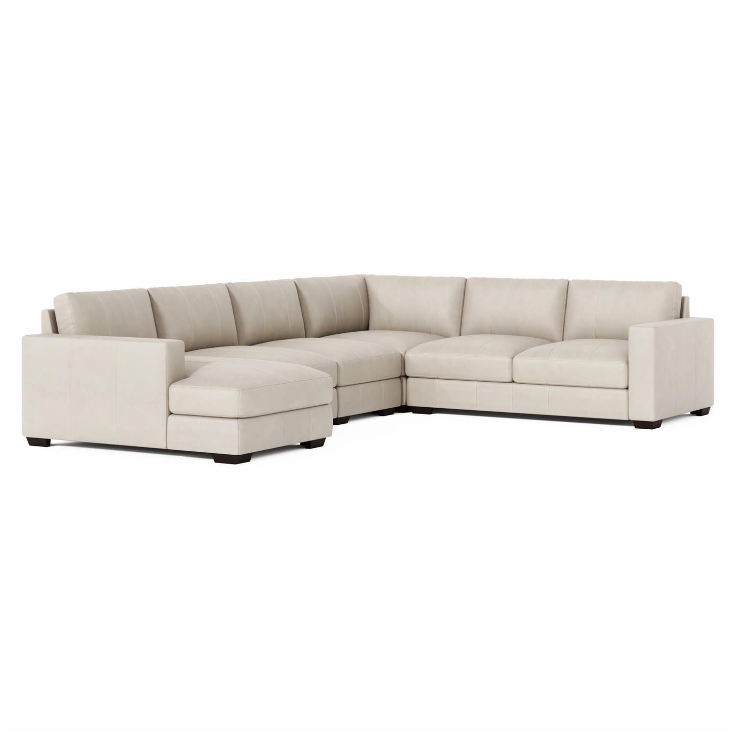 Bernhardt Dawkins Leather Sectional — K1714
