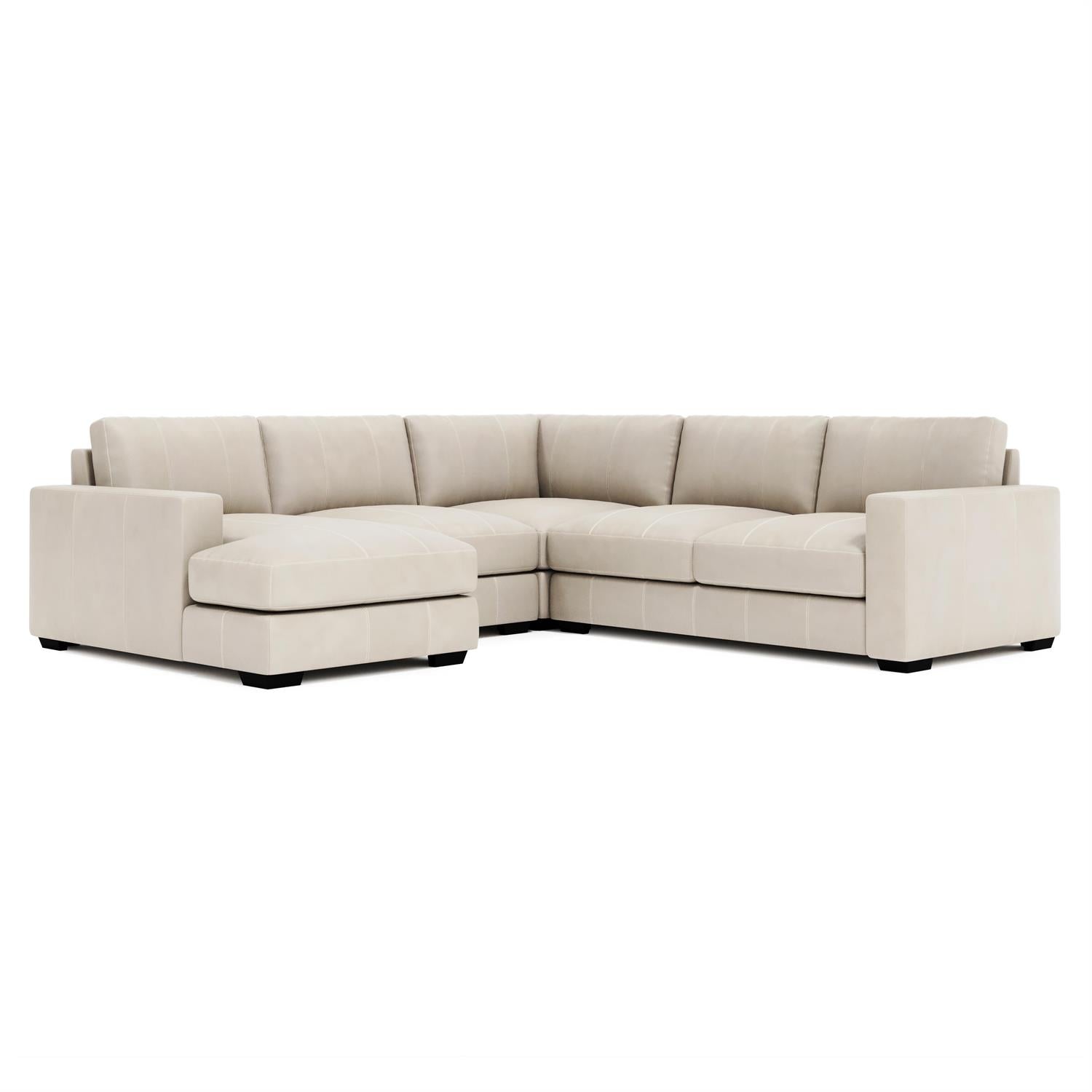 Bernhardt Dawkins Leather Sectional — K1783