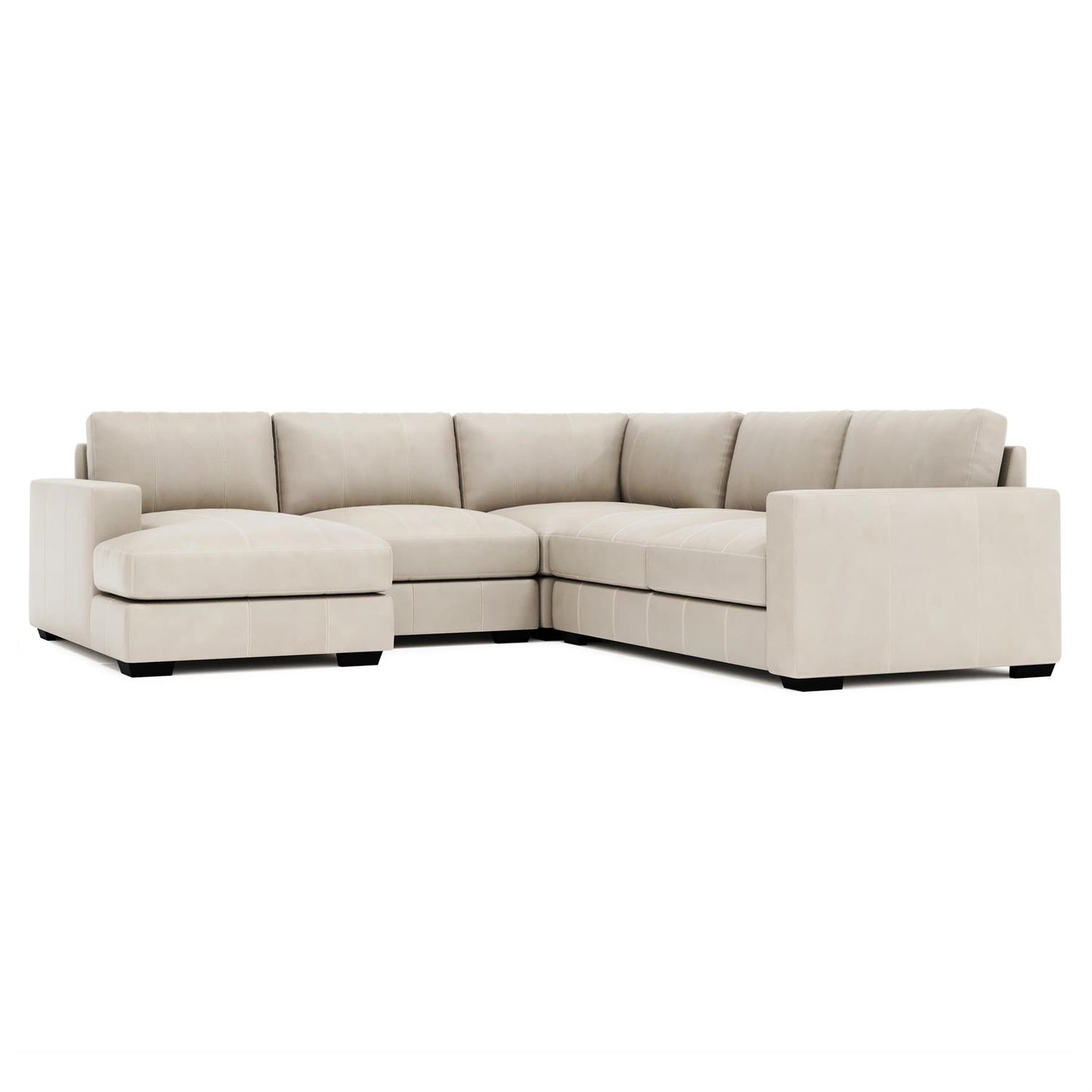 Bernhardt Dawkins Leather Sectional — K1783