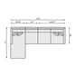 Bernhardt Kelsey Fabric Sectional — K1804