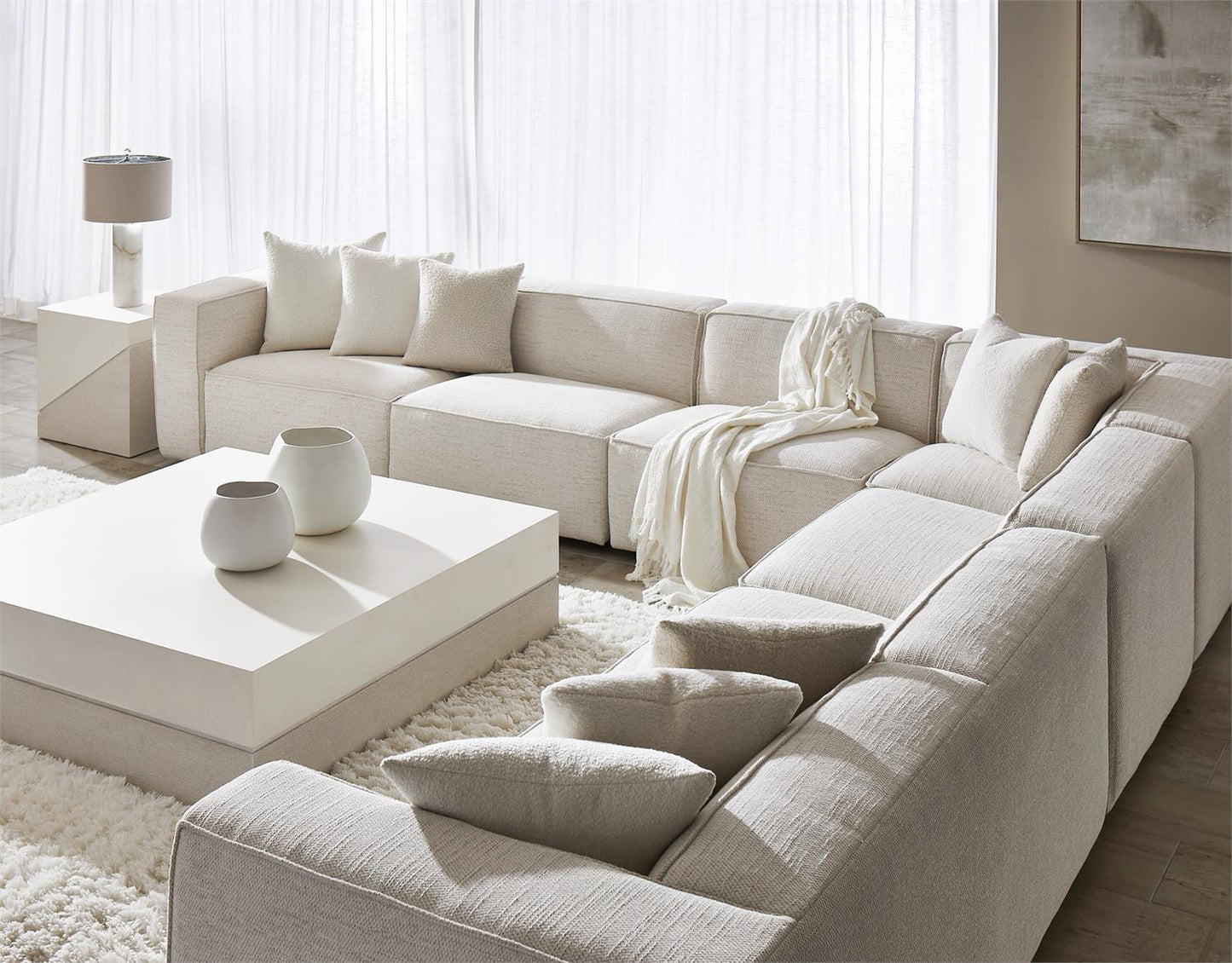 Bernhardt Bliss Fabric Sectional — K1838