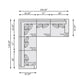 Bernhardt Grandview Leather Sectional — K1851