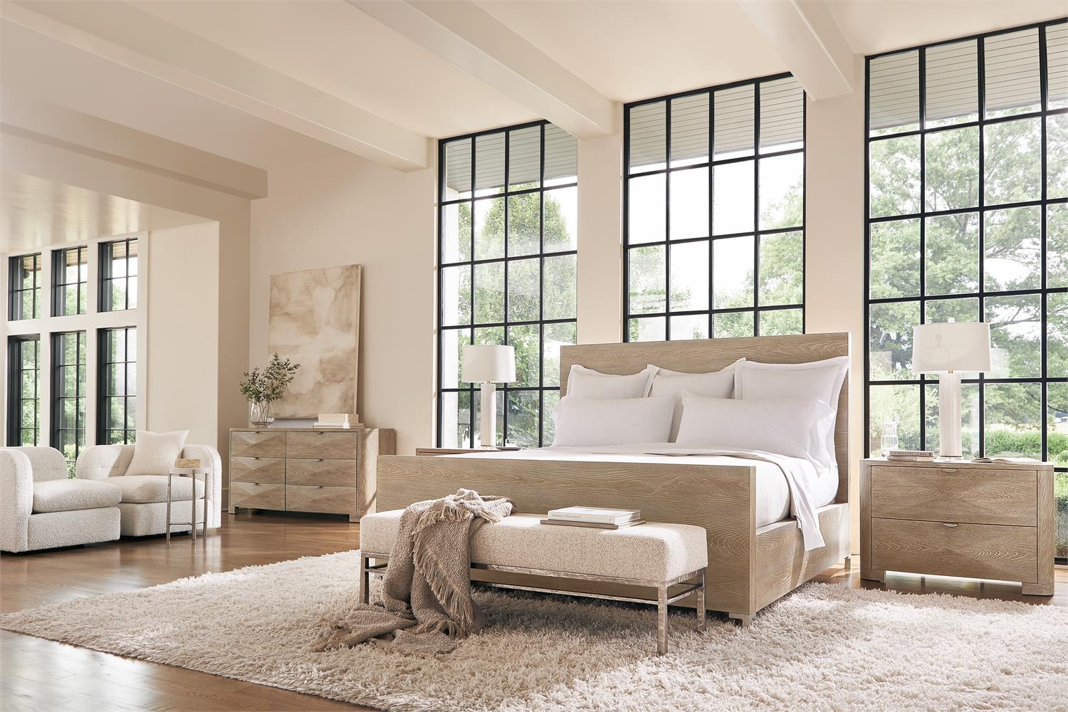 Bernhardt Aventura Panel Bed King — K1861