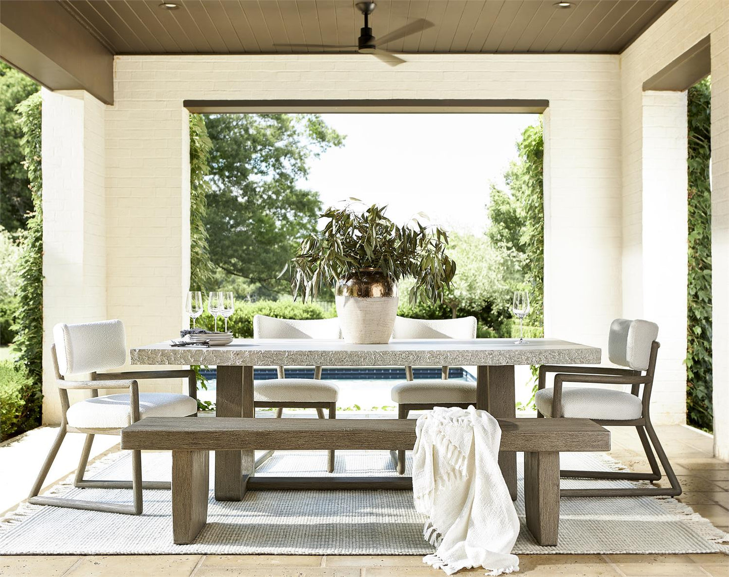 Bernhardt Trouville Outdoor Dining Table — K1865
