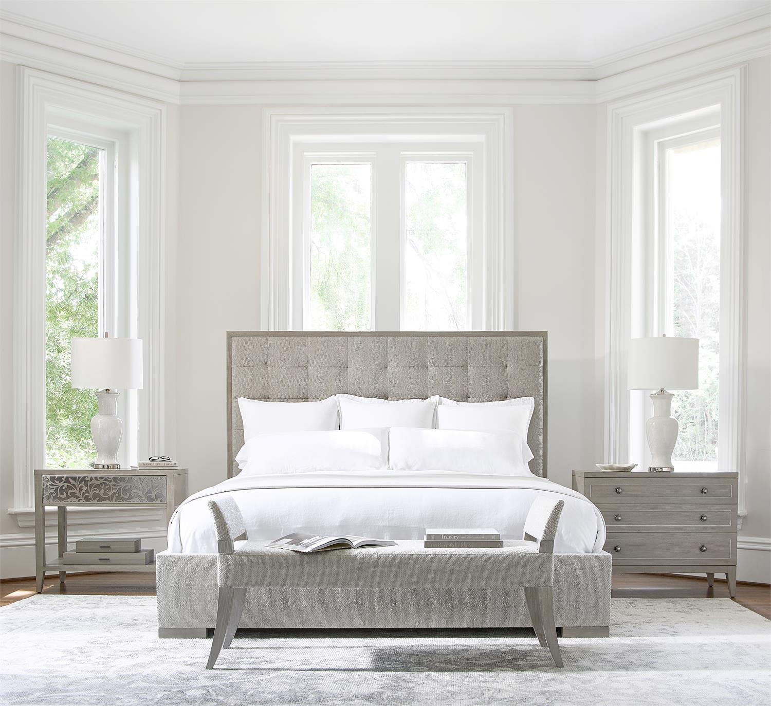 Bernhardt Cornelia Panel Bed King — K1948