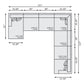 Bernhardt Mila Fabric Sectional — K1972