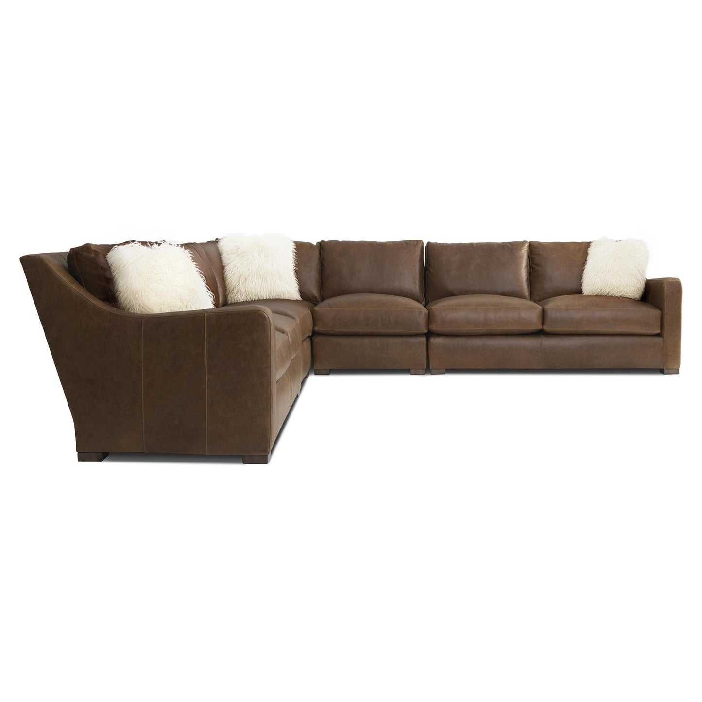 Bernhardt Ventura Leather Sectional — K1974