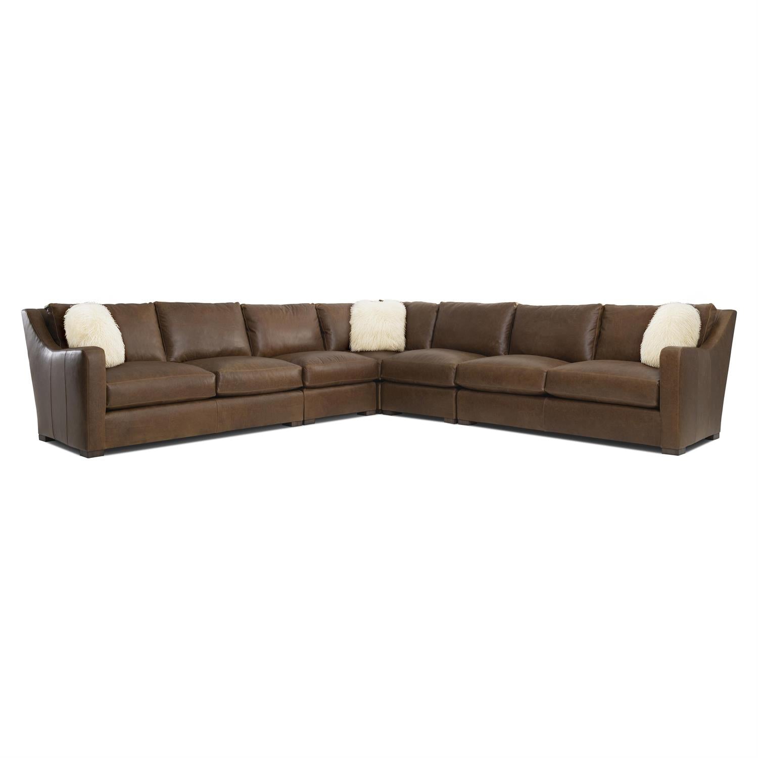 Bernhardt Ventura Leather Sectional — K1974