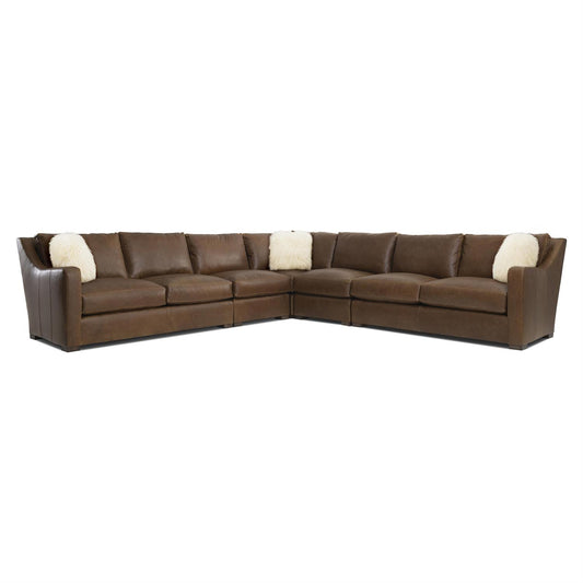 Bernhardt Ventura Leather Sectional — K1974