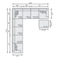 Bernhardt Serena Fabric Sectional — K2028