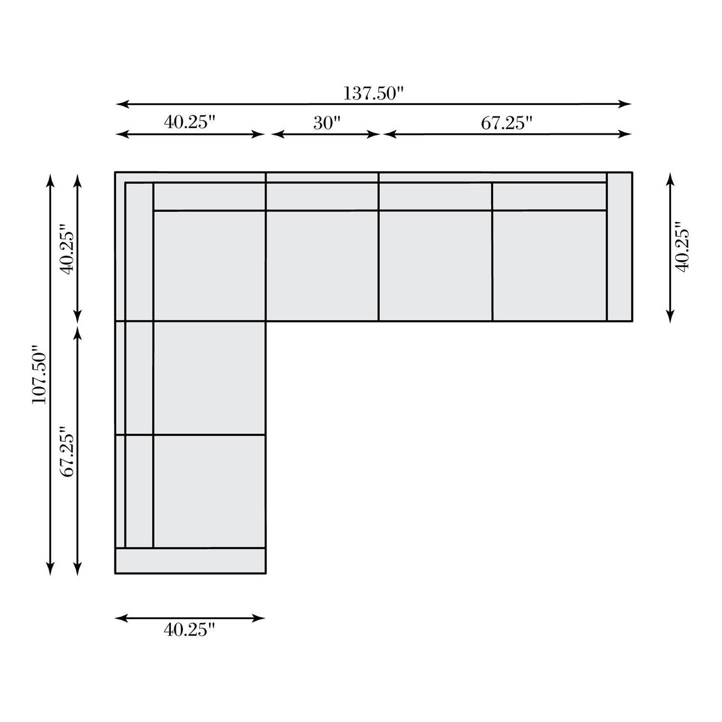 Bernhardt Ventura Leather Sectional — K2032