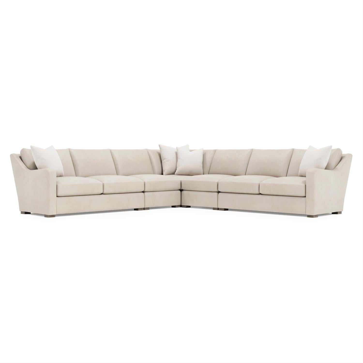Bernhardt Ventura Leather Sectional — K2067