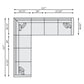 Bernhardt Ventura Leather Sectional — K2067
