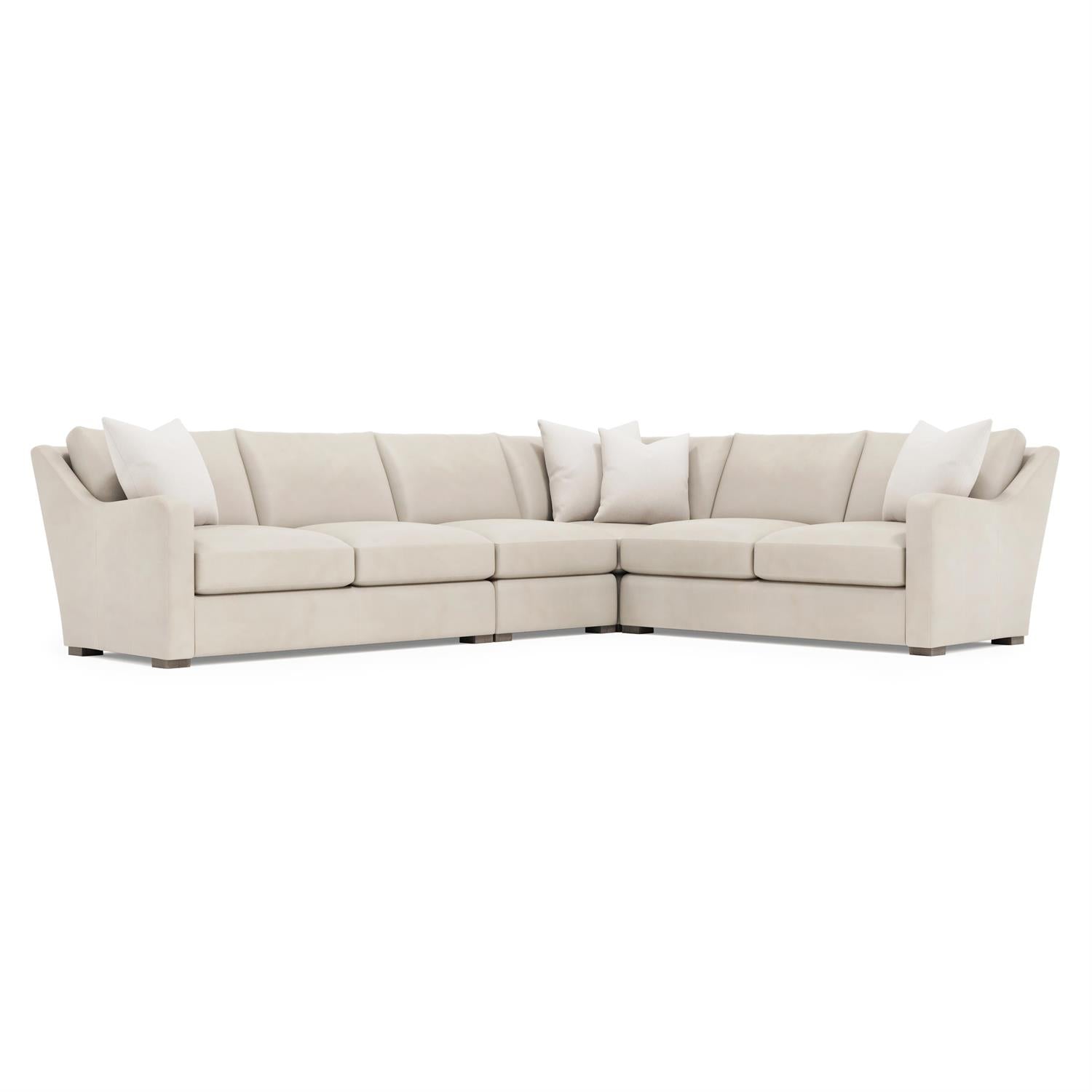 Bernhardt Ventura Leather Sectional — K2068