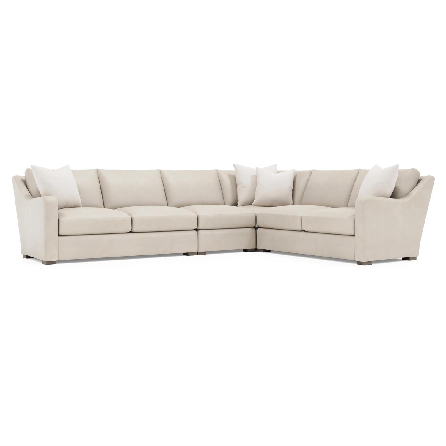 Bernhardt Ventura Leather Sectional — K2068