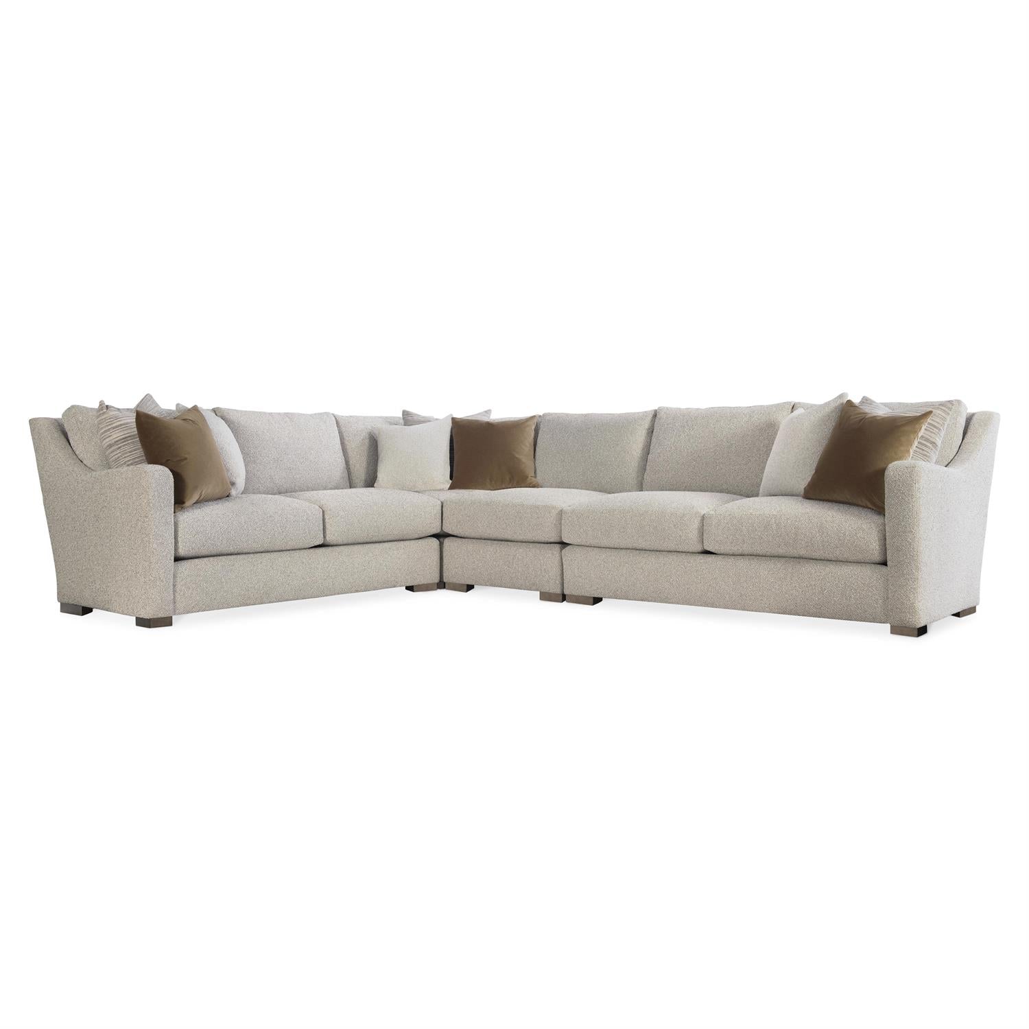 Bernhardt Ventura Fabric Sectional — K2077