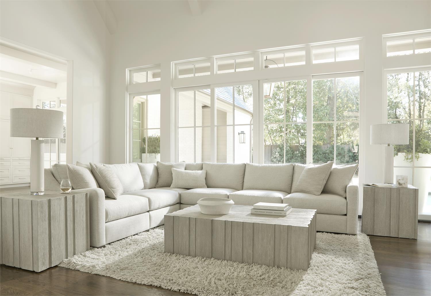 Bernhardt Ventura Fabric Sectional — K2078