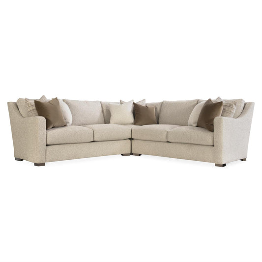 Bernhardt Ventura Fabric Sectional — K2079