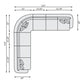 Bernhardt Jules Fabric Sectional — K2084
